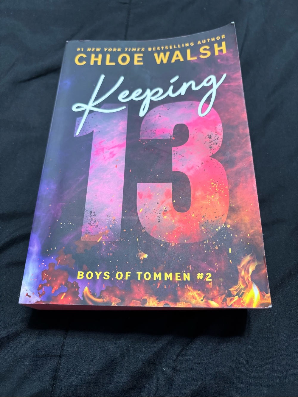 Keeping 13 by Chloe Walsh limited edition sprayed edges